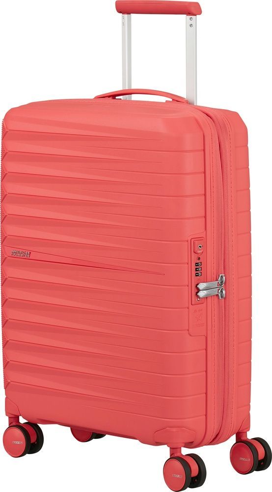 Suitcase American Tourister FastForward made of polypropylene on 4 wheels MI0*001 Sunset Coral (small)