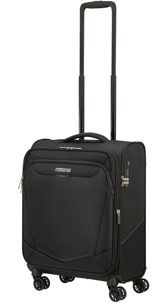 Чемодан American Tourister Summerride текстильный на 4-х колесах ME7*004;09 Black (малый)