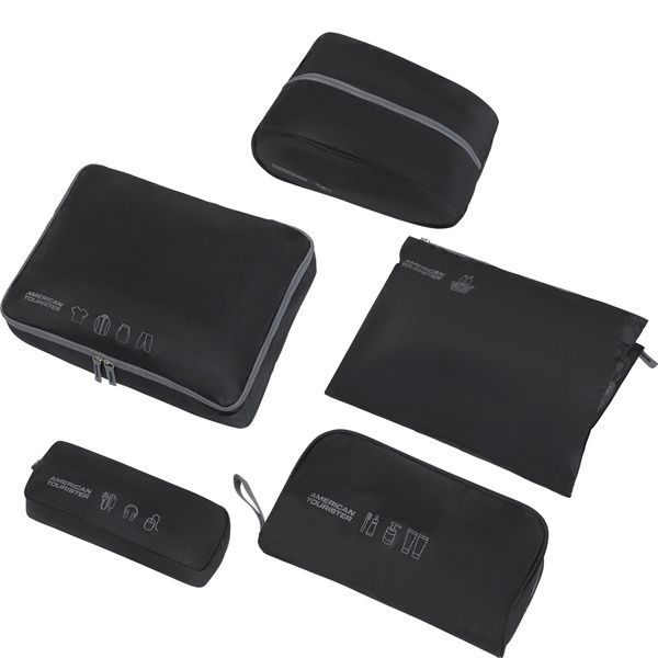 Набір органайзерів (5 шт) American Tourister Ta MF3*005;19 Black/Grey