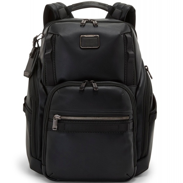 Tumi Alpha Bravo Search Backpack 15'' Genuine Leather 0932789DL Black