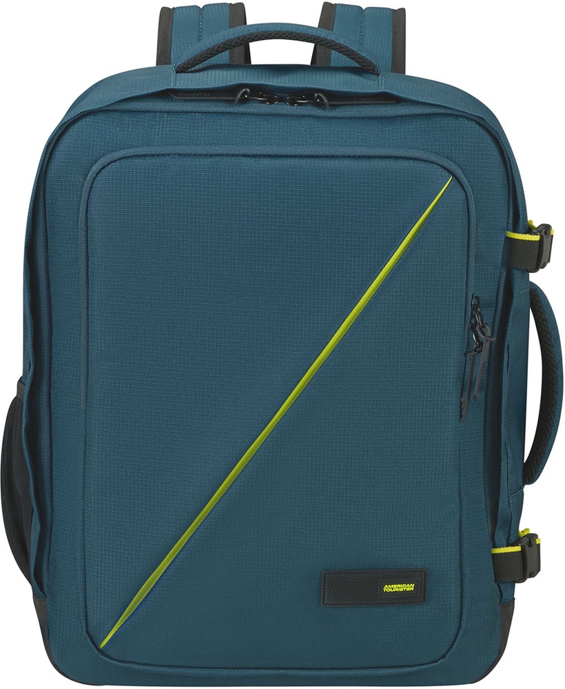 Travel backpack American Tourister Take2Cabin M with a department for a laptop up to 15.6" 91G*005 Harbor Blue