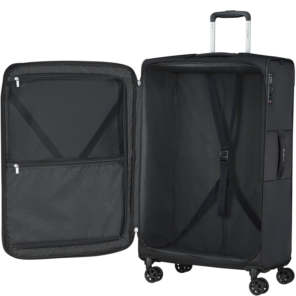 Валіза Samsonite Urbify текстильна на 4-х колесах KO7*007;09 Black (велика)