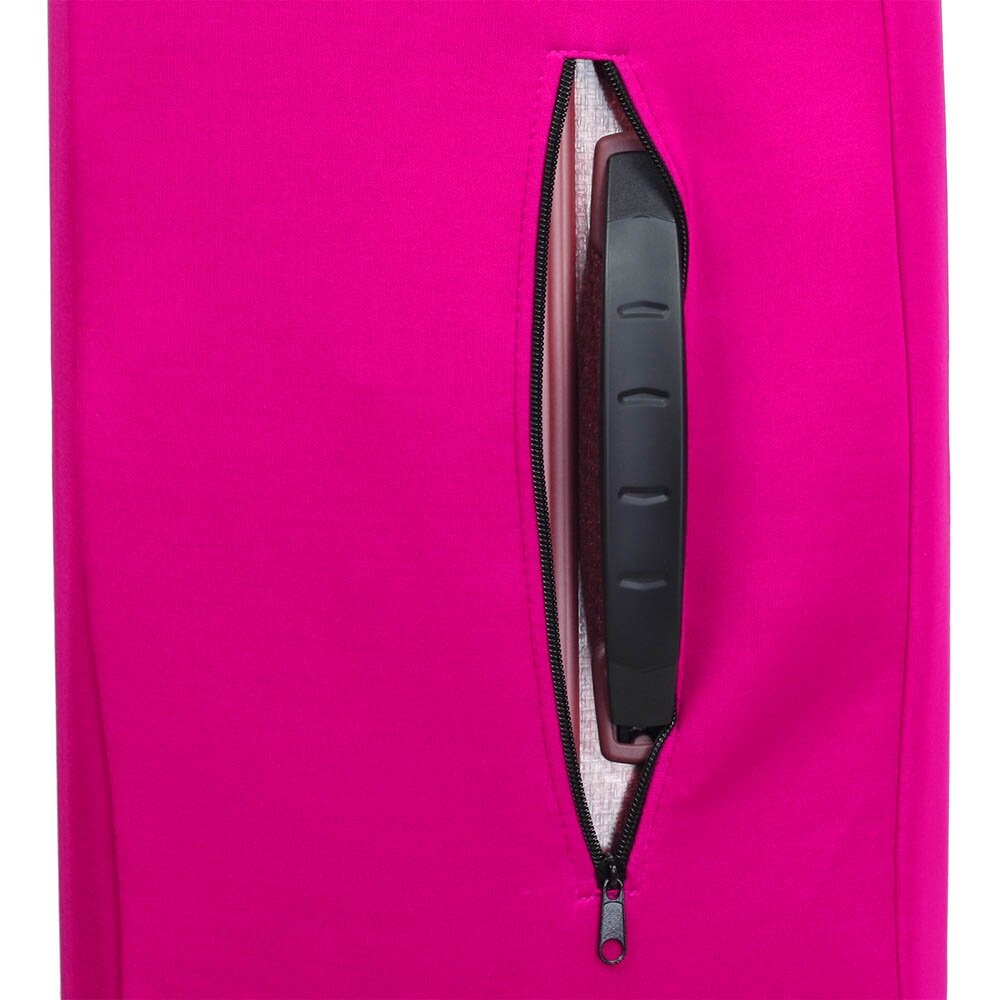 Universal protective cover for a large suitcase 8001-35 fuchsia