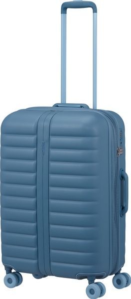 Валіза American Tourister Neovibe із полікарбонату на 4-х колесах MK4*002;01 Steel Blue (середня)