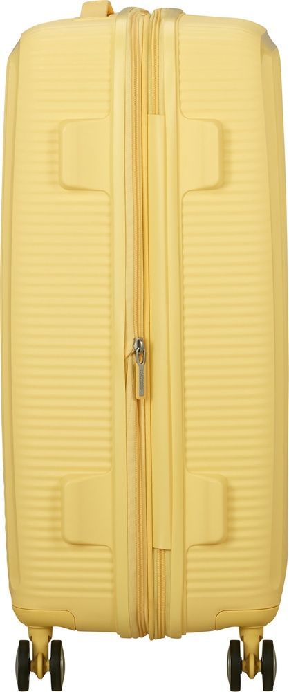 Suitcase American Tourister Soundbox made of polypropylene on 4 wheels 32G*002 Pastel Yellow (medium)