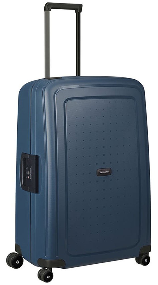 Samsonite S'Cure ECO Post-consumer valise with polypropylene on 4 wheels CN0*007 Navy Blue (large)