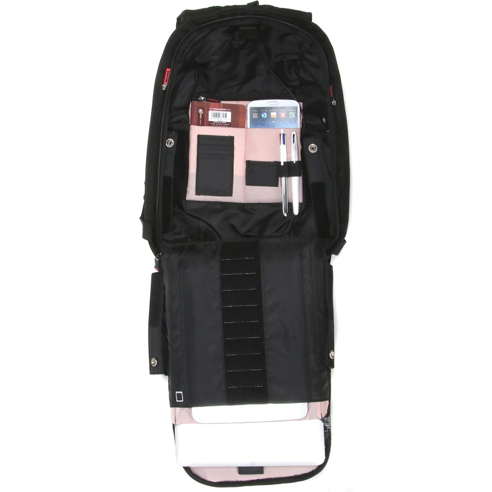 Рюкзак жіночий повсякденний з відділенням для ноутбука до 14,1" Samsonite Securipak S KB3*001 Black Steel