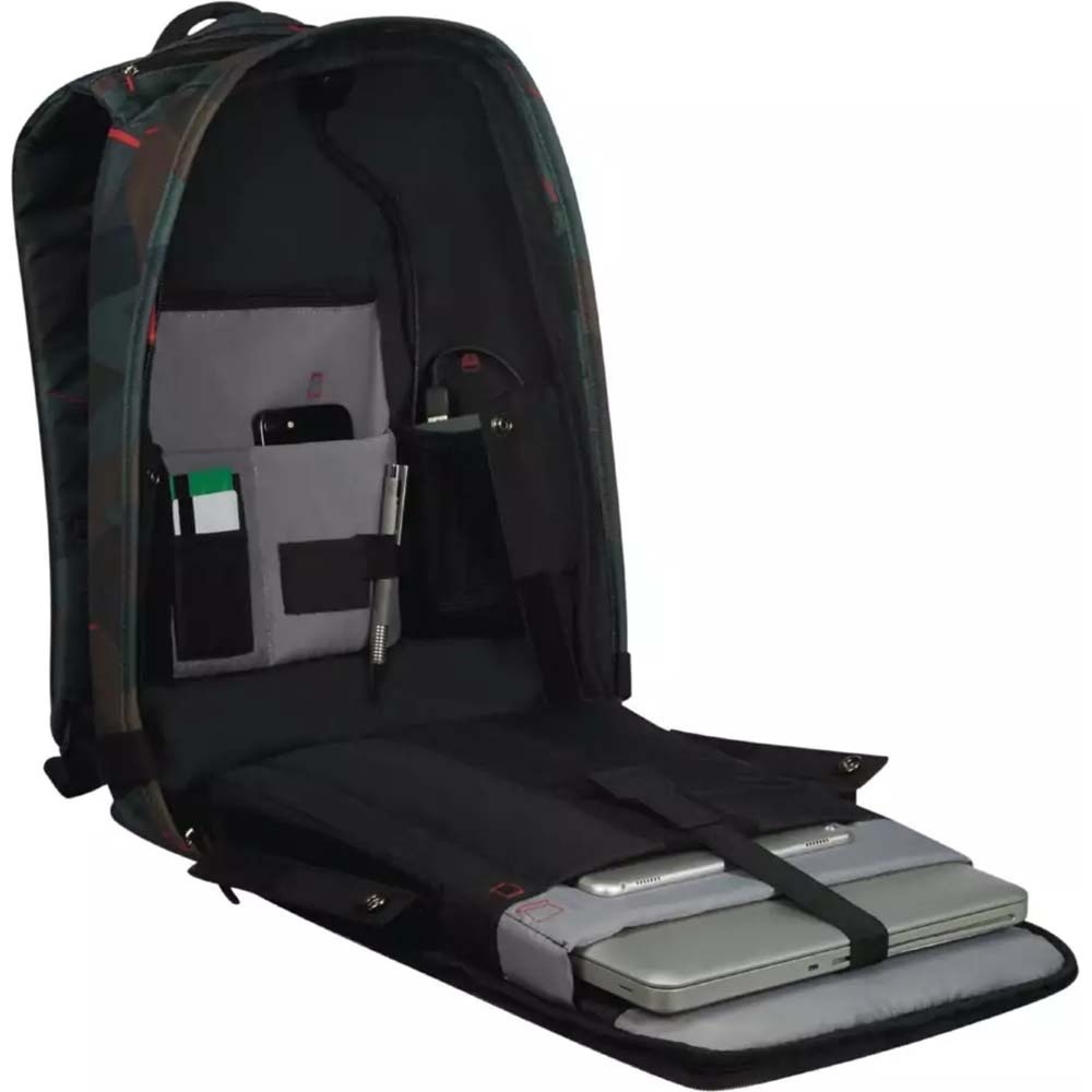 Рюкзак-антивор с отделением для ноутбука до 15,6" Samsonite Securipak KA6*001 Deep Forest Camo
