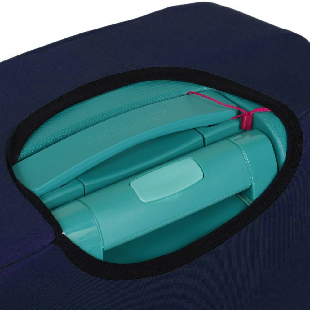 Universal protective cover for a small suitcase 8003-4 dark blue