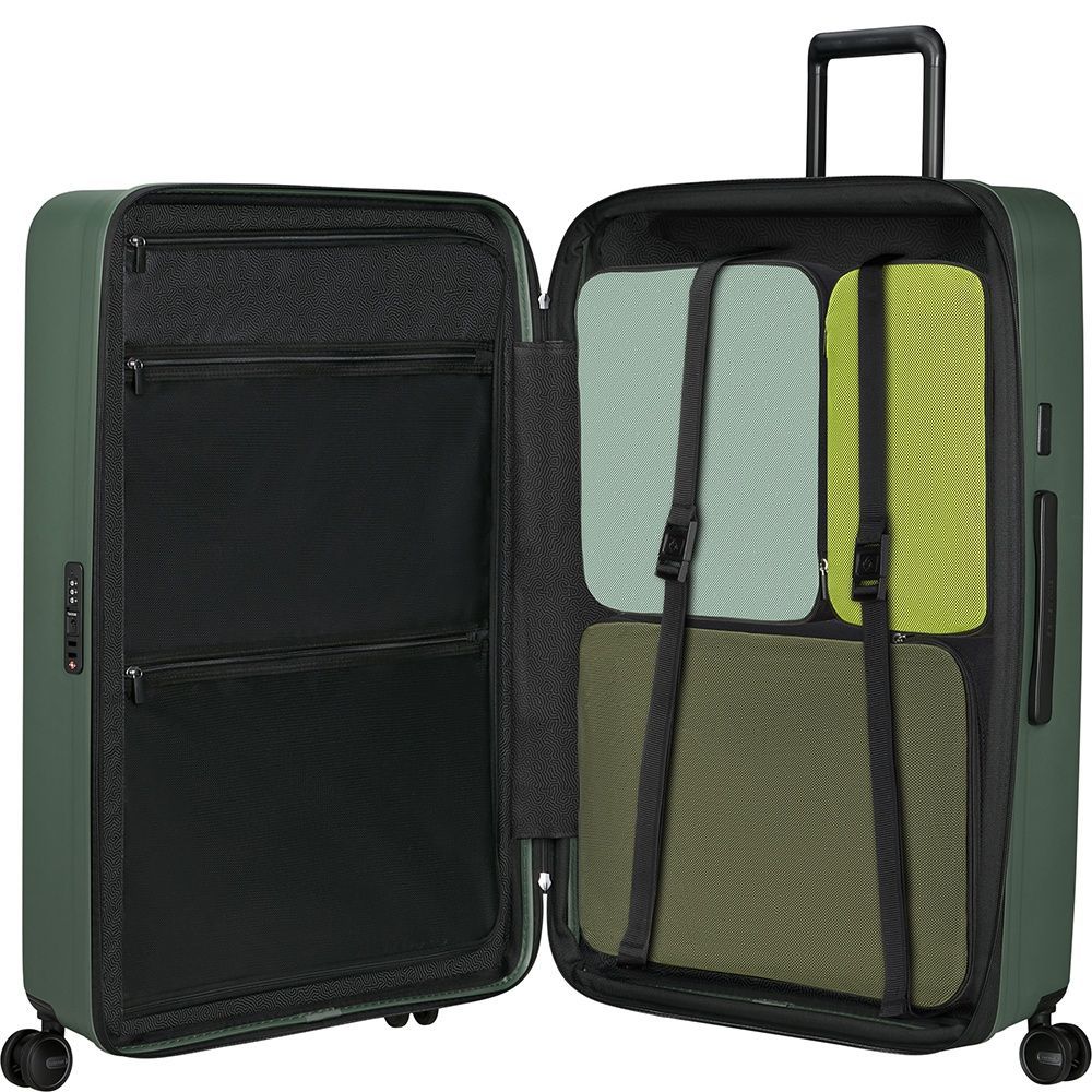 Валіза Samsonite Restackd з поліпропілену на 4-х колесах KO6*005 Sage (гігант)