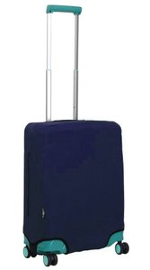 Универсальный защитный чехол для малого чемодана 8003-4 темно-синий
