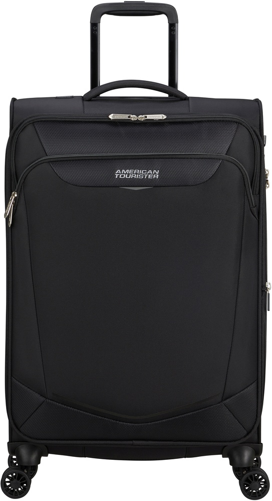 American Tourister Summerride textile suitcase on 4 wheels ME7*005;09 Black (medium)