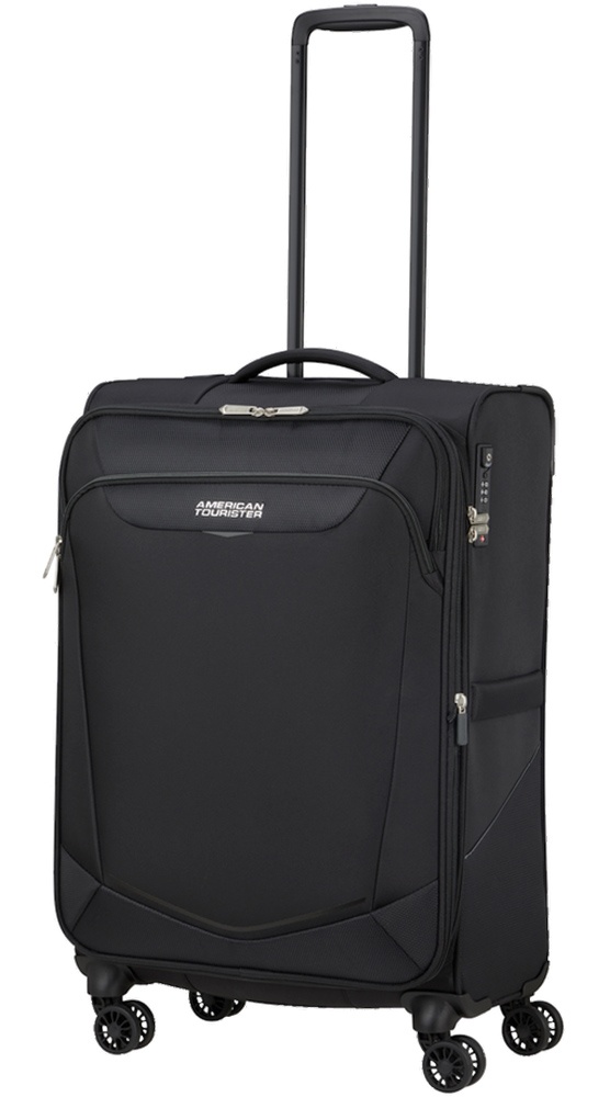 Валіза American Tourister Summerride текстильна на 4-х колесах ME7*005;09 Black (середня)