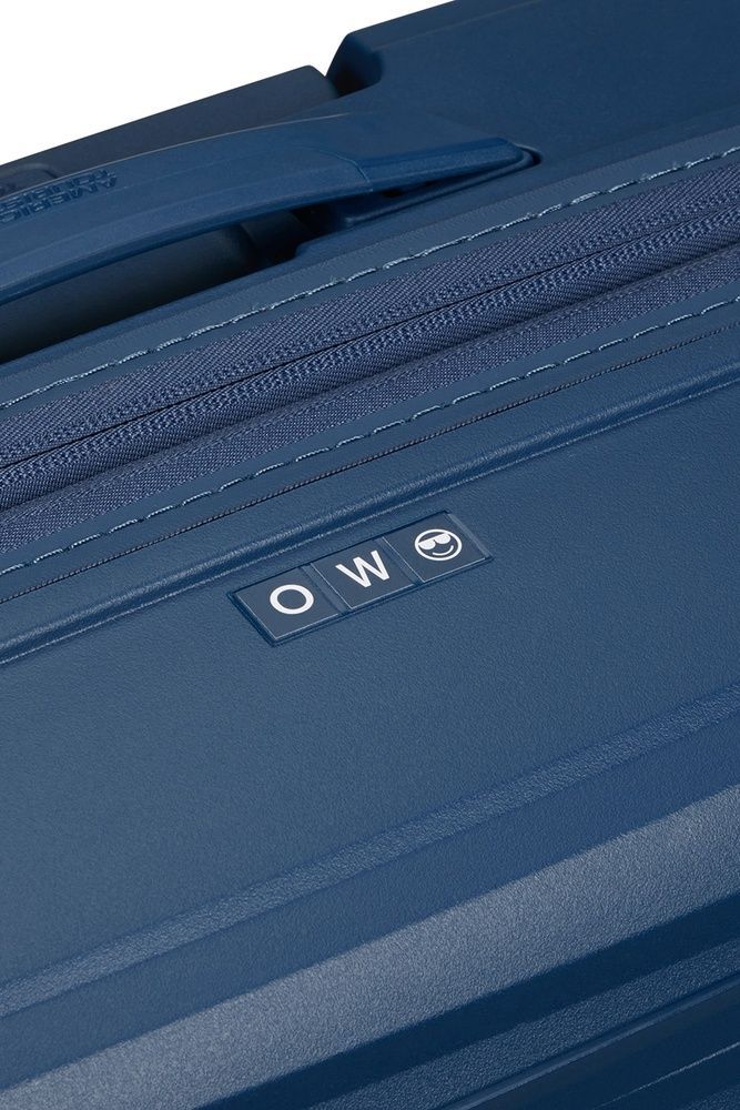 Suitcase American Tourister FastForward made of polypropylene on 4 wheels MI0*003 Navy Blue (large)