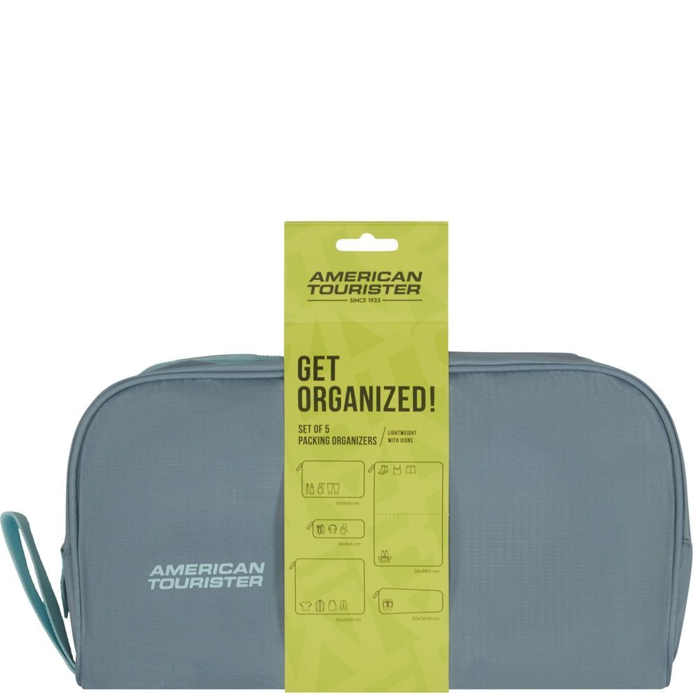 Organizer set (5 pcs) American Tourister Ta MF3*005;51 Stone Blue/Blue