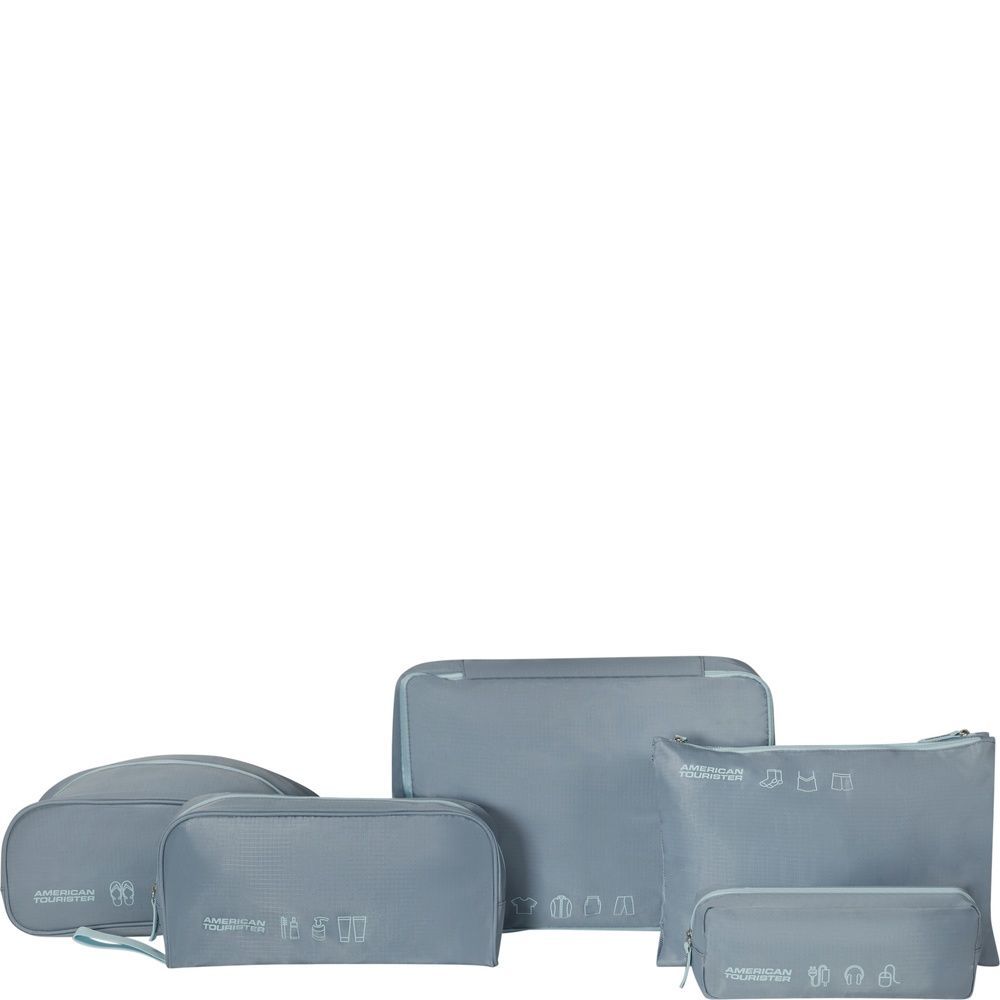 Organizer set (5 pcs) American Tourister Ta MF3*005;51 Stone Blue/Blue
