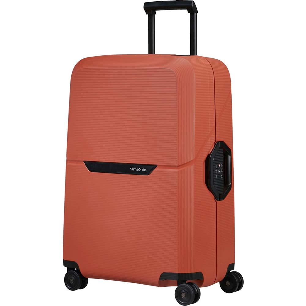 Samsonite Magnum Eco suitcase made of polypropylene on 4 wheels KH2 * 002 Marple Orange (medium)