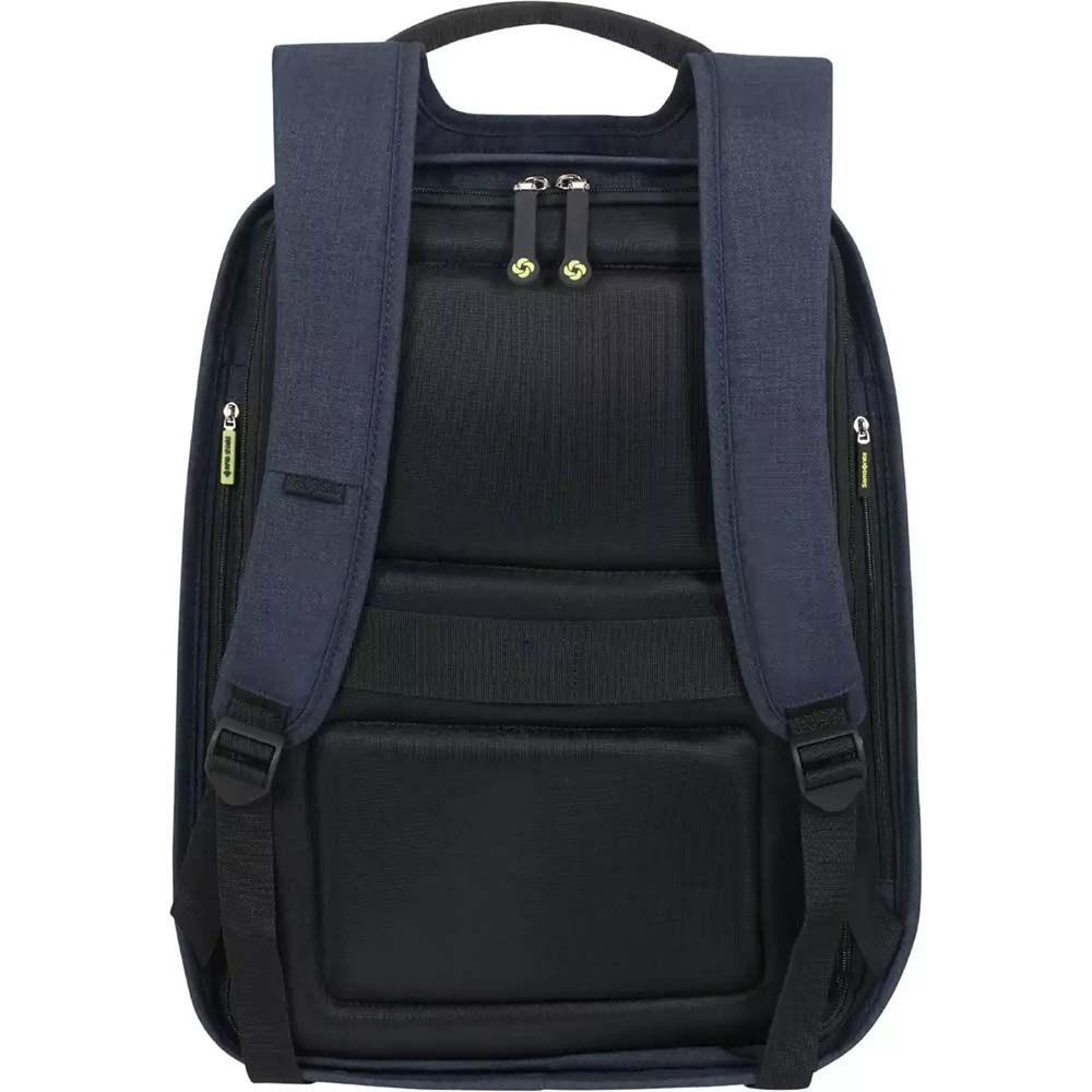 Anti-theft backpack with laptop compartment up to 15.6" Samsonite Securipak KA6*001 Eclipse Blue