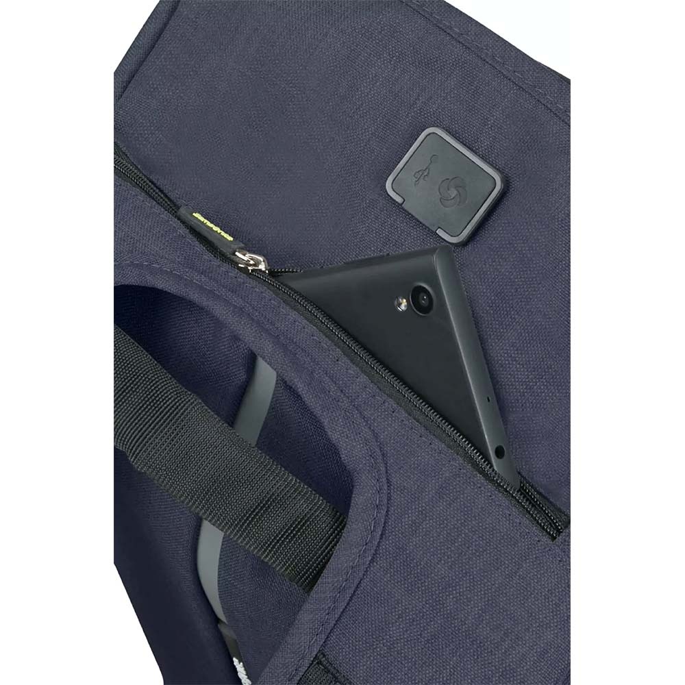Рюкзак-антизлодій з відділенням для ноутбука до 15,6" Samsonite Securipak KA6*001 Eclipse Blue