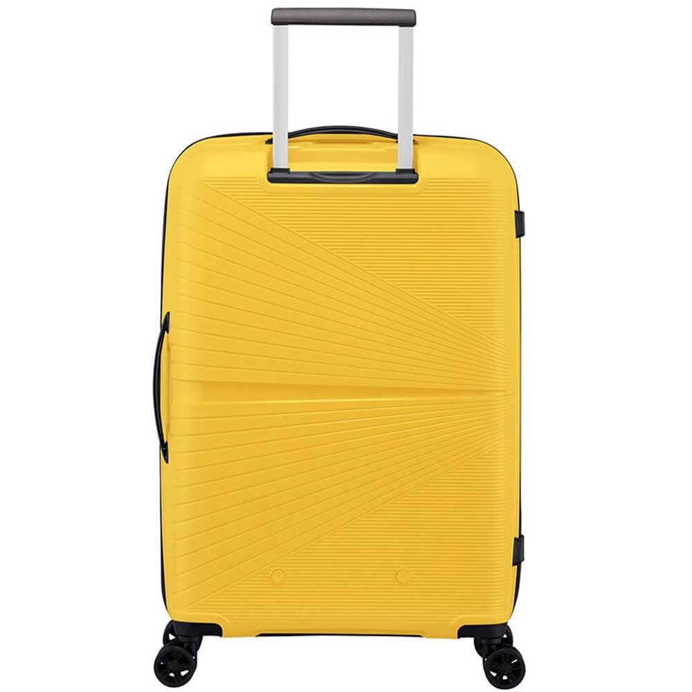 Ultralight suitcase American Tourister Airconic made of polypropylene on 4 wheels 88G * 002 Lemondrop (medium)