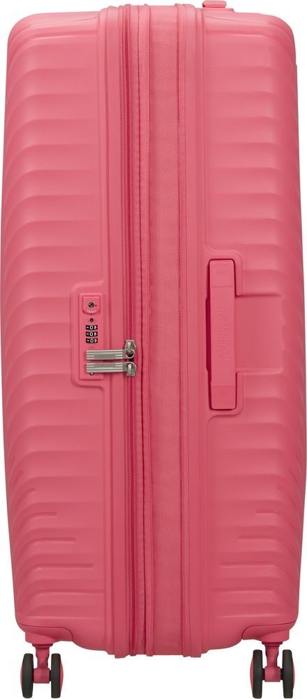 Suitcase American Tourister Diablast on 4 wheels made of polypropylene MK2*003;90 Pink Glitch (large)