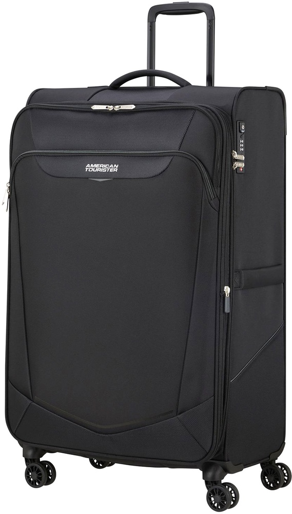 American Tourister Summerride textile suitcase on 4 wheels ME7*006;09 Black (large)