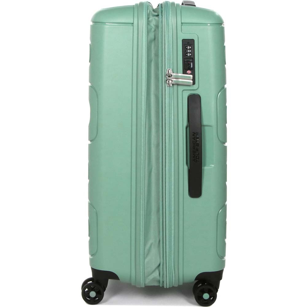 Suitcase American Tourister Sunside polypropylene on 4 wheels 51g*002 Mineral Green (medium)