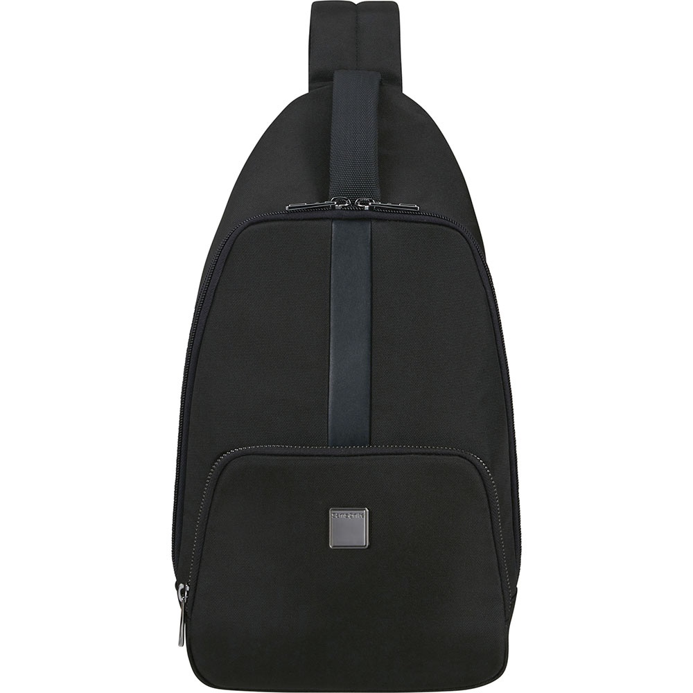 Sling backpack with compartment for a tablet Samsonite Sacksquare KL5*005 Black