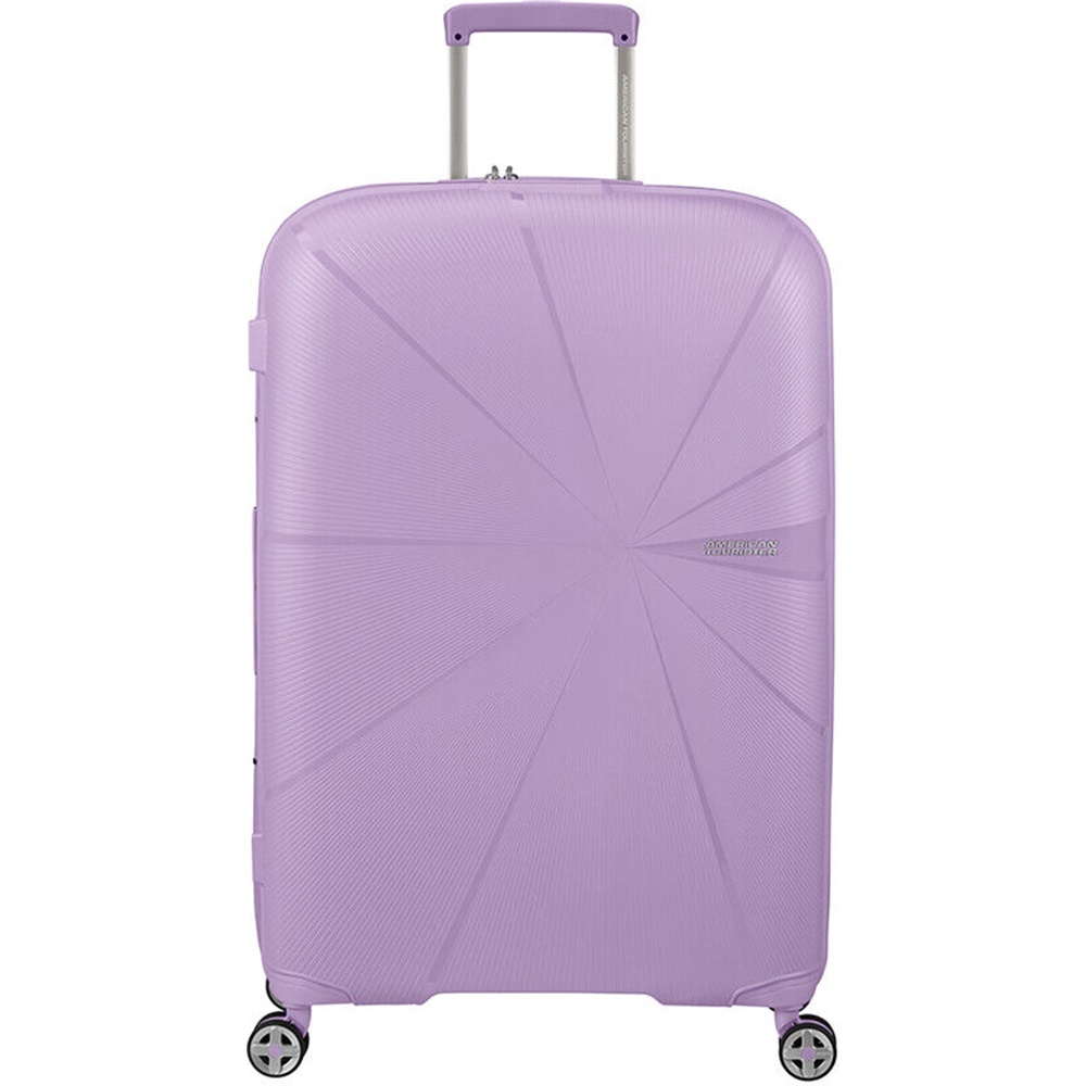 Ультралегка валіза American Tourister Starvibe із поліпропилена на 4-х колесах MD5*004 Digital Lavender (велика)