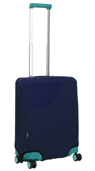 Универсальный защитный чехол для малого чемодана 9003-7 Темно-синий