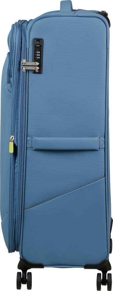 Водонепроникна валіза American Tourister Summerride текстильна на 4-х колесах ME7*106;11 Coronet Blue (велика)