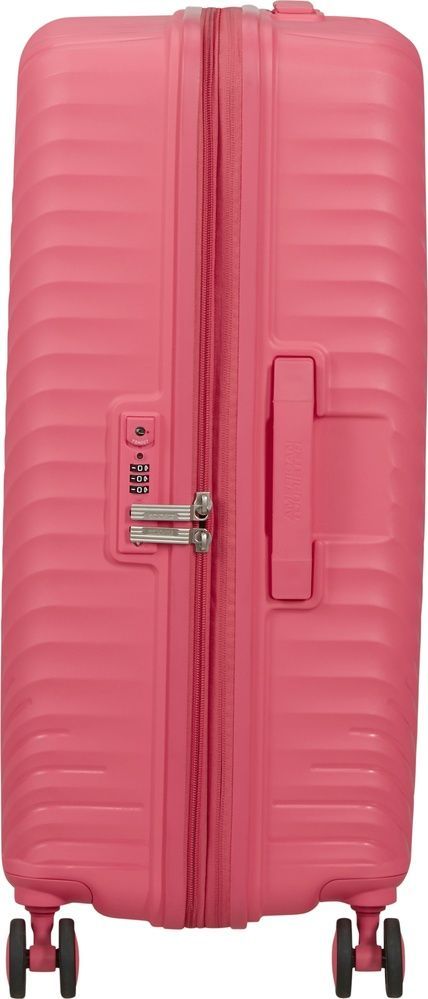 Валіза American Tourister Diablast на 4-х колесах з поліпропілену MK2*002;90 Pink Glitch (середня)