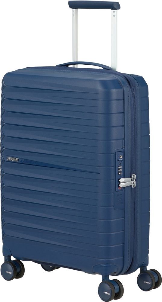 Валіза American Tourister FastForward із поліпропілену на 4-х колесах MI0*001 Navy Blue (мала)