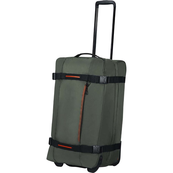Travel bag on 2 wheels American Tourister Urban Track textile MD1*002 Dark Khaki (medium)