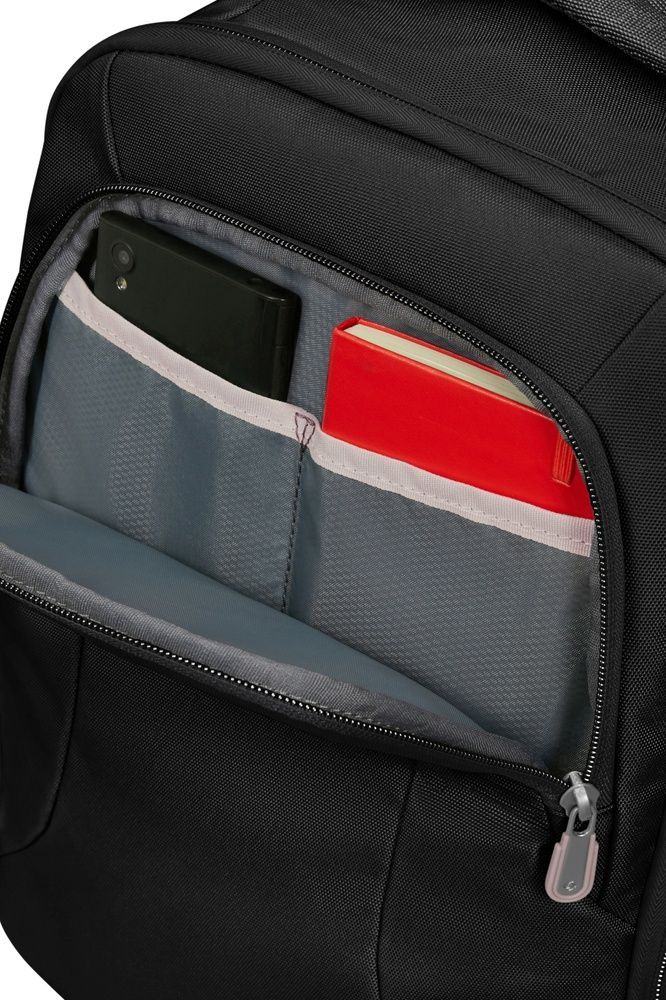 Travel backpack Samsonite Guardit Classy 2.0 for hand luggage in Wizz Air/Ryanair and laptop up to 14" Underseat S KT0*007 Black