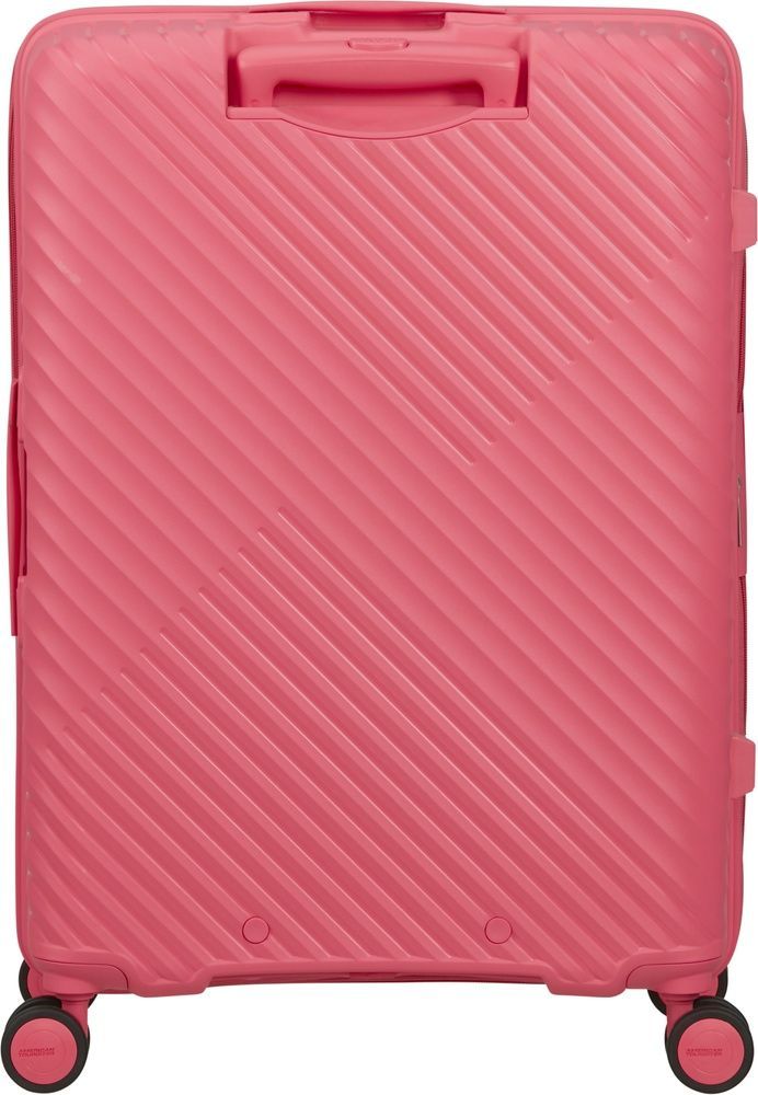 Валіза American Tourister Diablast на 4-х колесах з поліпропілену MK2*002;90 Pink Glitch (середня)