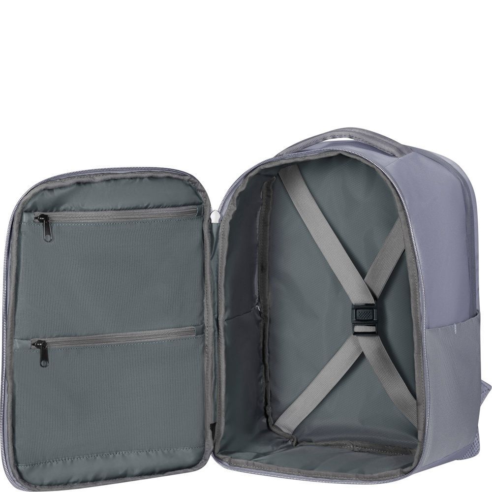 Travel backpack Samsonite Guardit Classy 2.0 for hand luggage in Wizz Air/Ryanair and laptop up to 14" Underseat S KT0*007 Storm Blue
