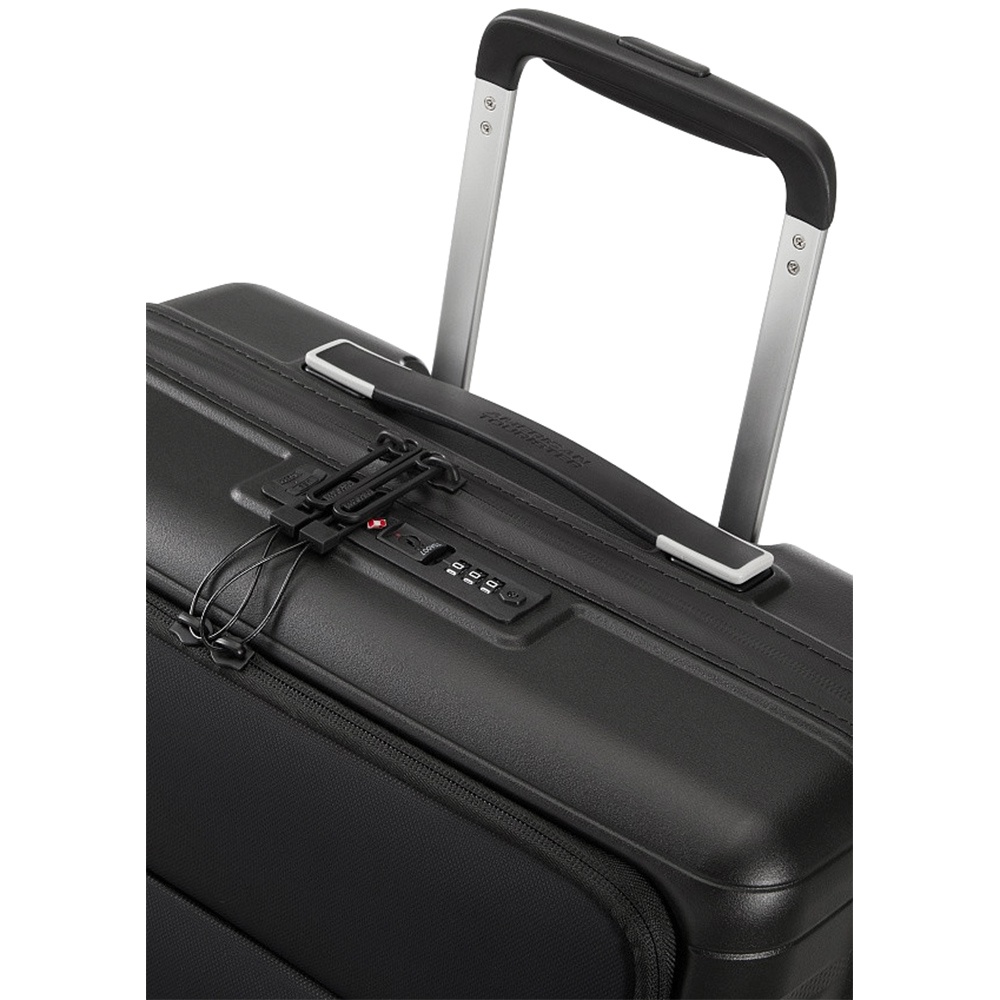 Валіза American Tourister Hello Cabin з відділенням для ноутбука до 15,6" з поліпропілену на 4-х колесах MC4*001 Onyx Black (мала)