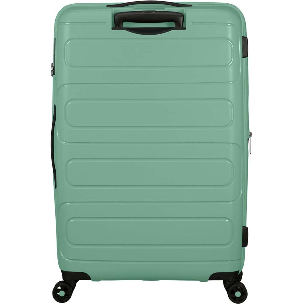 Suitcase American Tourister Sunside made of polypropylene on 4 wheels 51g*003 Mineral Green (large)