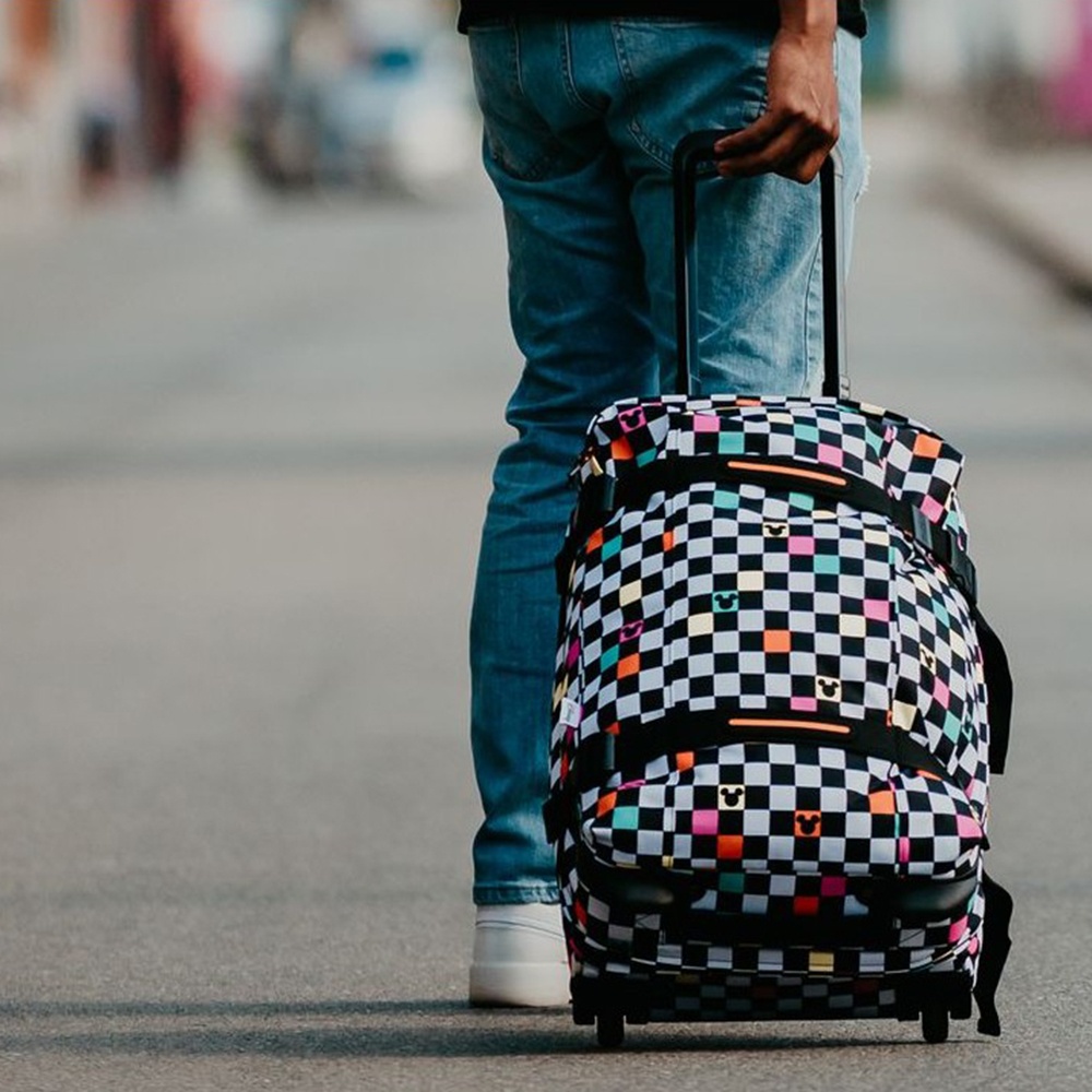 Дорожная сумка на 2-х колесах American Tourister Urban Track текстильная S 60C*001;02 Disney Mickey Check (малая)