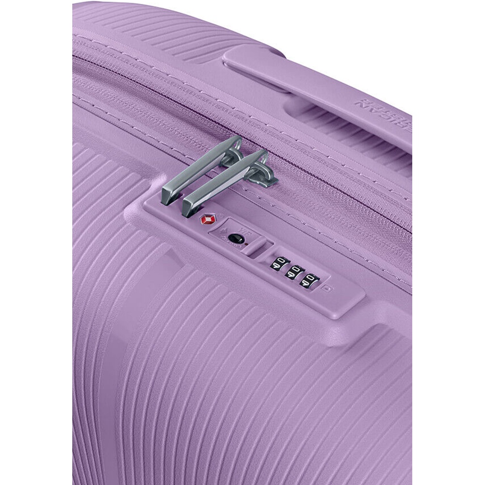 Ультралегка валіза American Tourister Starvibe із поліпропилена на 4-х колесах MD5*003 Digital Lavender (середня)