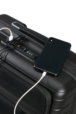 Чемодан American Tourister Hello Cabin с отделением для ноутбука до 15,6" из полипропилена на 4-х колесах MC4*002 Onyx Black (малый)
