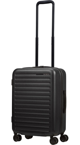 Suitcase Samsonite StackD made of Macrolon polycarbonate on 4 wheels KF1 * 001 Black (small)