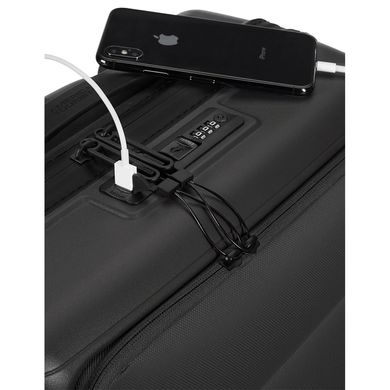 Чемодан American Tourister Hello Cabin с отделением для ноутбука до 15,6" из полипропилена на 4-х колесах MC4*001 Onyx Black (малый)