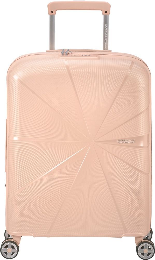 Валіза American Tourister Starvibe із поліпропілену на 4-х колесах MD5*002 Metallic Peach (мала)