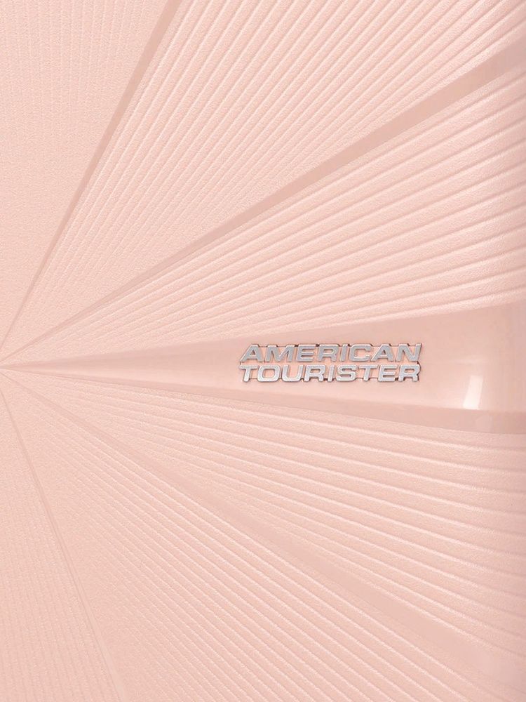 Валіза American Tourister Starvibe із поліпропілену на 4-х колесах MD5*002 Metallic Peach (мала)