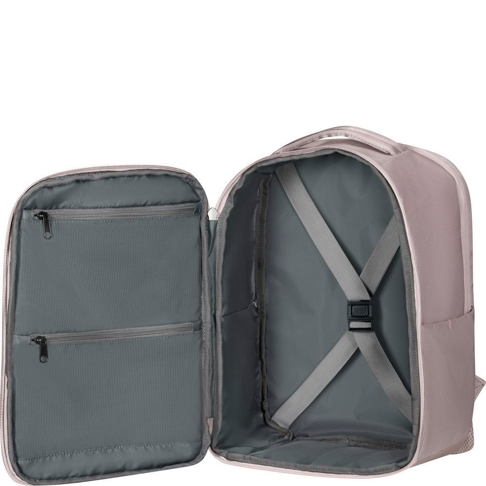Travel backpack Samsonite Guardit Classy 2.0 for hand luggage in Wizz Air/Ryanair and laptop up to 14" Underseat S KT0*007 Stone Grey