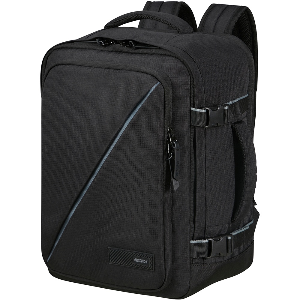 Travel backpack American Tourister Take2Cabin MS for hand luggage in Wizz Air and laptop up to 15.6" 91G*009 Black