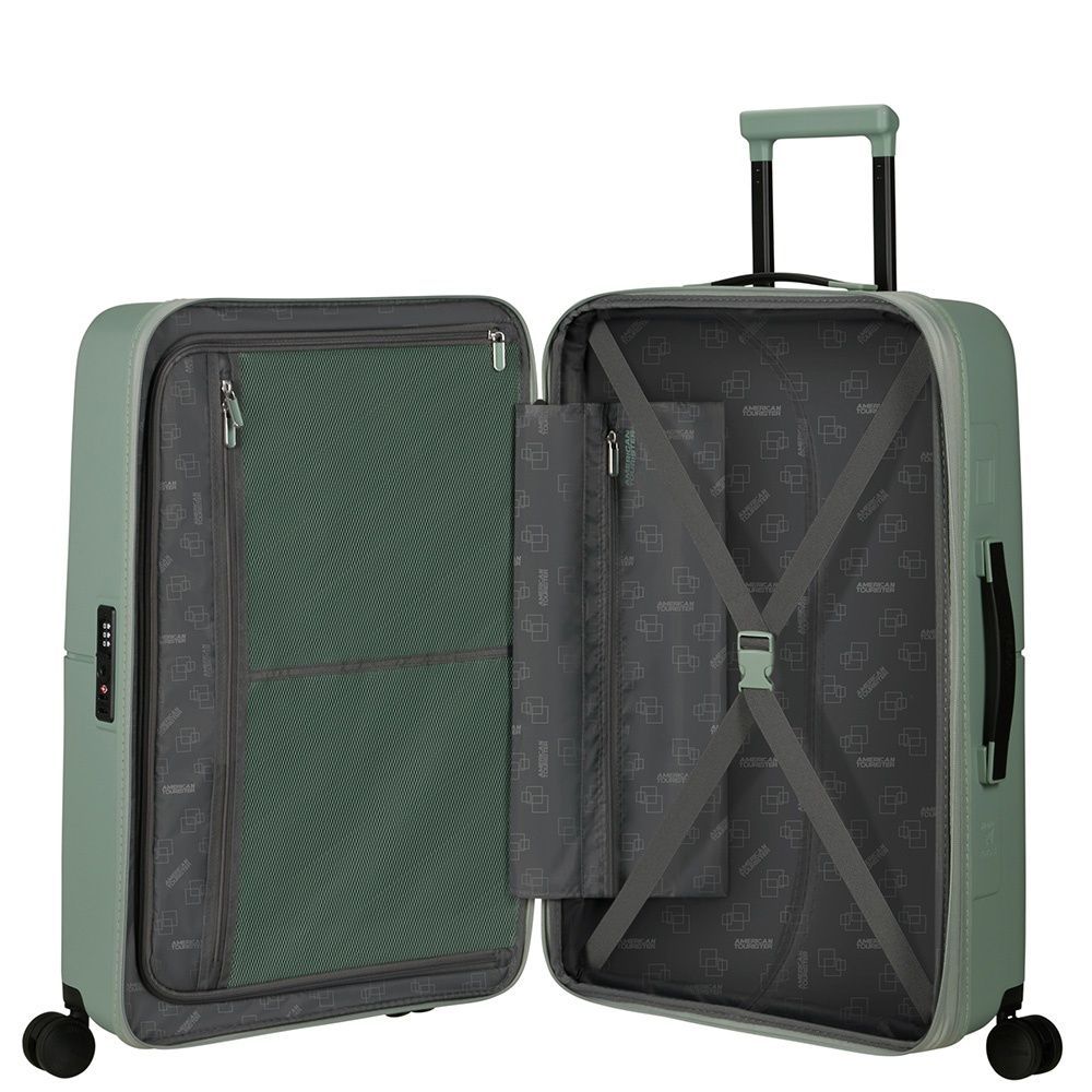 Suitcase American Tourister Dashpop made of polypropylene on 4 wheels MG5*002;04 Iceberg Green (medium)