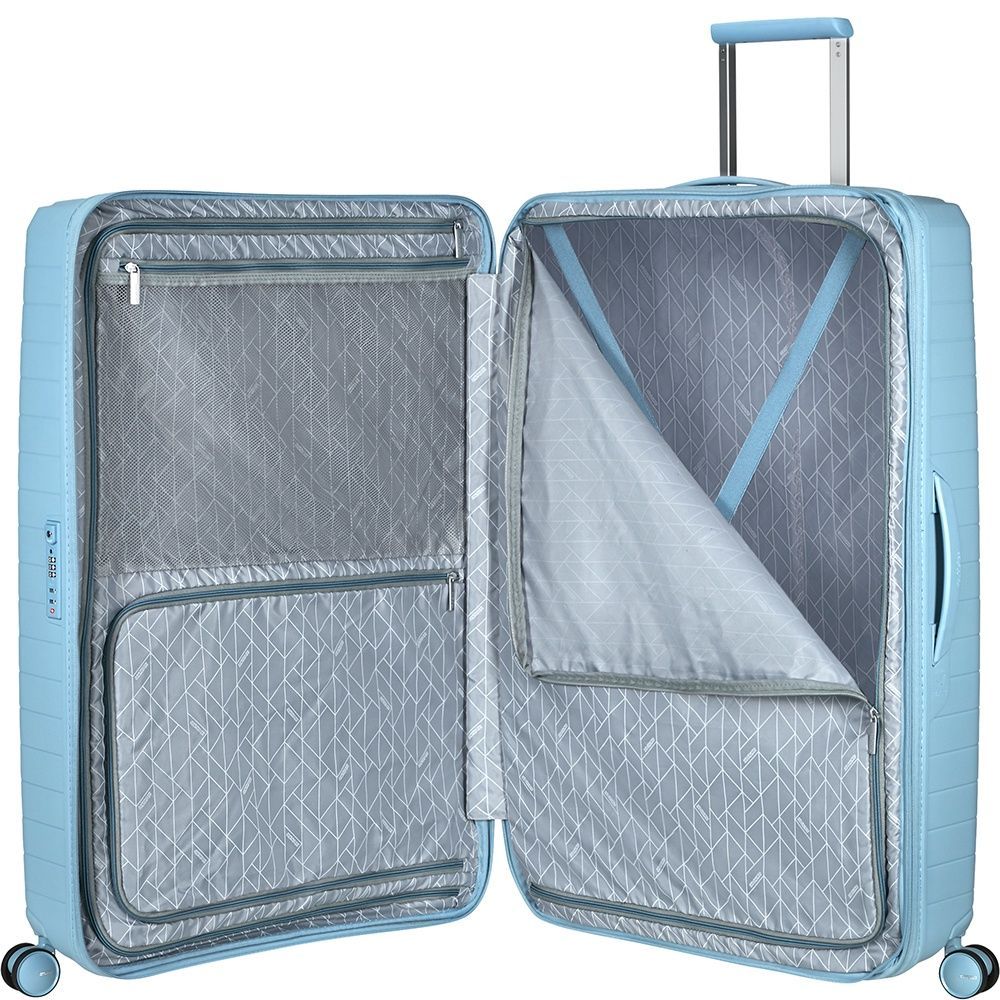Чемодан American Tourister FastForward из полипропилена на 4-х колесах MI0*007 Steel Blue (гигант)